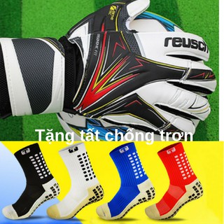 [MIỄN PHÍ SHIP] Găng Tay Thủ Môn Reusch Có Xương Trợ Ngón Chống Lật tặng TẤT CHỐNG TRƠN
