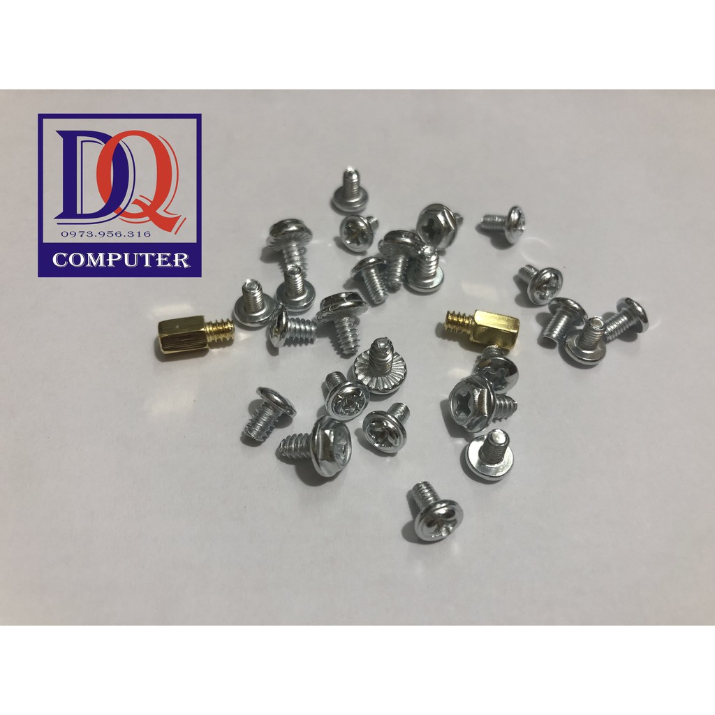 Ốc  bắt main lắp case đầy đủ