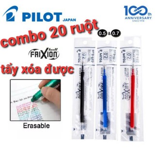 COMBO 20 RUỘT BÚT TẨY XÓA ĐƯỢC PILOT FRIXION