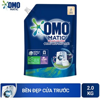 Nước giặt Omo Matic Cửa Trước Bền Màu 2kg
