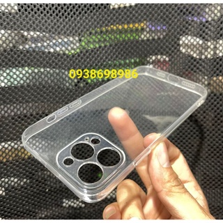 ốp lưng trong suốt bảo vệ camera iphone 13 pro max 13 pro 13 12 pro max 12 pro 12 11 pro max 11 pro hiệu VVZ không ố