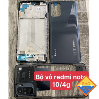 Bộ vỏ Xiaomi Redmi Note 10 4G, hàng đẹp nấu máy chuẩn