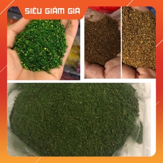Rêu bột xanh,nâu 100g làm gốc bonsai,cỏ phủ mặt chậu cắm hoa handmade