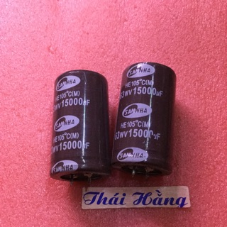 Tụ lọc nguồn 15.000M/63 V (2 chiếc )