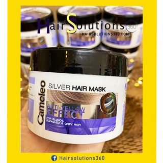 Mặt nạ tóc khử vàng Cameleo Silver Dưỡng tóc khử vàng cho tóc tẩy, tóc bạch kim- ủ tóc