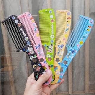 Lược chải tóc in hoạt hình 1 mặt dễ thương (dài 21cm)