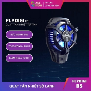 Flydigi B5 | Quạt tản nhiệt sò lạnh dành cho điện thoại, Công suất 15W [Chính hãng] [Có bảo hành]