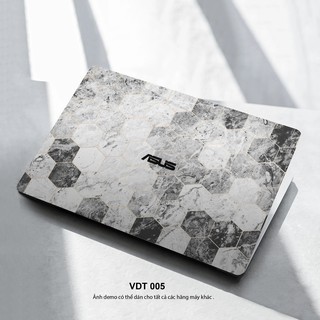 Bộ skin dán laptop mẫu Vân Đá / Có mẫu decal dán cho tất cả các hãng máy tính