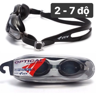 Kính bơi cận nam nữ View 510 chính hãng Nhật Bản ( 2 - 7 ) độ