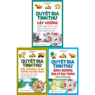 Sách - Combo Quyết Địa Tinh Thư - Số 3 (Bộ 3 Cuốn)