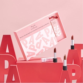 Hộp quà son thỏi Miracle Apo x An Phương Holiday Collection Lipstick 4g x 3
