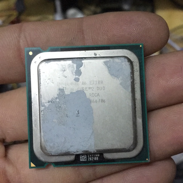 Chip core 2 duo e7500 bóc máy
