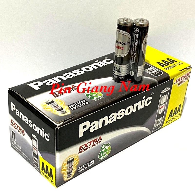 Pin AAA Panasonic Neo R03NT/2S Loại Tốt Hộp 60 Viên