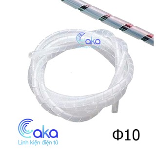 LKDT 10 Mét Dây xoắn ruột gà, bọc dây điện phi 10mm