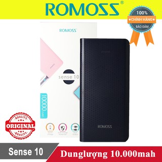 Sạc dự phòng Romoss Sense10  10.000mah ♥️Freeship♥️ Giảm 30k khi nhập MAYT30 - Pin sạc dự phòng Romoss siêu mỏng