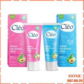 Kem tẩy lông Cleo Avocado 50g dành cho da thường và da nhạy cảm
