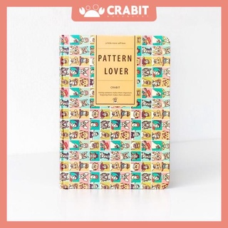 Sổ tay Crabit Pattern Lover - sổ ô vuông - chú chó(1570)