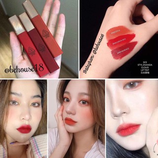 [Hot-2020] Son kem 3ce cloud lip tint màu immanence-Needful-Macaron Red