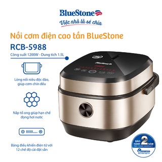 [Mã ELHADEV giảm 4% đơn 300K] Nồi Cơm Điện Cao Tần 1.5L BlueStone RCB-5988