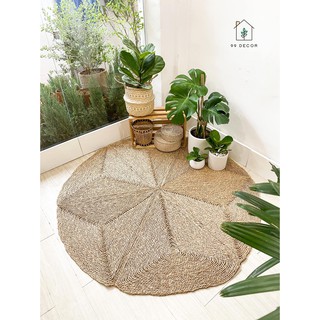 Thảm Cói Tròn Trải Sàn Decor Trang Trí Nhà Cửa