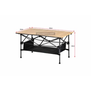 Bàn nhôm đa năng xếp gọn size lớn cắm trại du lịch phượt câu cá