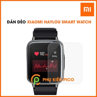 Bộ 2 dán màn hình Haylou LS01 Smart Watch dẻo trong suốt - Dán màn hình đồng hồ Xiaomi Haylou Smart Watch PPF cao cấp