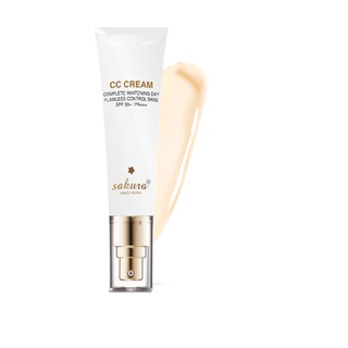 [BIG SALE] KEM DƯỠNG DA TRANG ĐIỂM SAKURA CC CREAM VỚI TONE MÀU FAIR