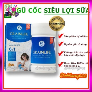 (2 hộp) NGŨ CỐC LỢI SỮA GRAINLIFE 500g. NGŨ CỐC LỢI SỮA LONG LIÊN- SIÊU LỢI SỮA-CON TĂNG CÂN ĐỀU ĐẶN
