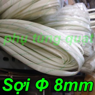 5 sợi gen thủy tinh 8ly độ dài 1m - gel chịu nhiệt cách điện ống luồn dây điện cơ
