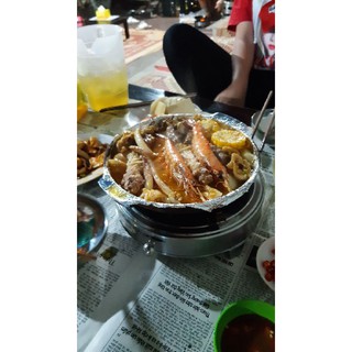 Combo bếp nướng cồn và chảo gang