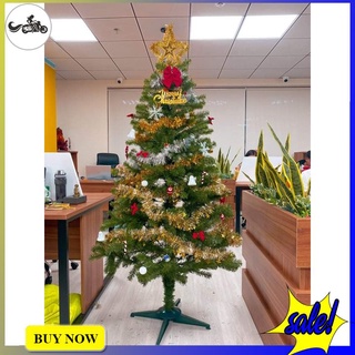 Cây thông noel 1m5 tặng kèm phụ kiện trang trí giáng sinh tán dày rậm rạp