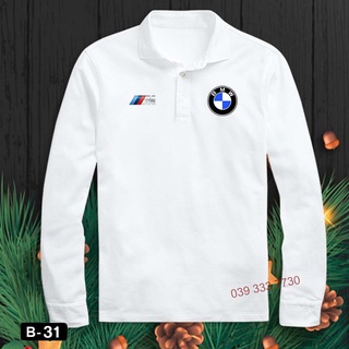 Áo polo TAY DÀI BMW- Áo Thun Thu Đông Cao cấp cotton nam nữ cao cấp, vải xịn, màu đẹp