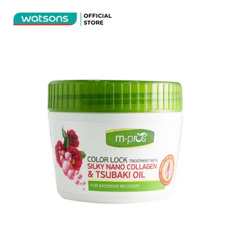 Hấp Khóa Màu Tơ Tằm M.Pros Nano Collagen &amp; Tsubaki Oil- Phục Hồi Chuyên Sâu 300ml