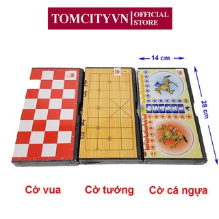 Bộ cờ vua, cờ cá ngựa, cờ tường mica TOMCITY chất lượng cao, nhiều lựa chọn