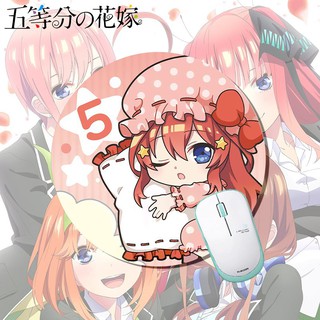 ( TRÒN ) Miếng di chuột in hình Gotoubun no Hanayome NHÀ CÓ NĂM NÀNG DÂU 20 mẫu anime chibi miếng kê chuột