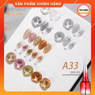 Sơn gel AS chính hãng chai đỏ mã A33 15ml