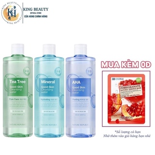 Nước Tẩy Trang Giúp Làm Sạch Mọi Bụi Bẩn Và Lớp Trang Điểm Good Skin Ampoule Cleansing Water 500ml