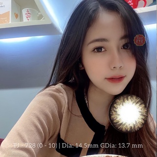 [Tặng Combo 175k] Kính Áp Tròng Tinteye Lens TJ-728 Nâu Hạt Dẻ