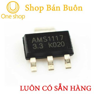 Linh Kiện LM1117 ADJ 1V2,1V8,2V5,3V3,5V SOT223