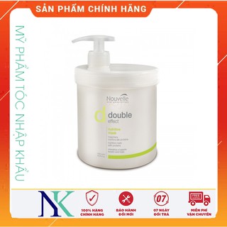 HẤP DẦU, DẦU XẢ KERATIN &amp; DƯỢC THẢO DƯỠNG TRỊ TÓC HƯ TỔN NOUVELLE DOUBLE EFFECT NUTRITIV 1000ML