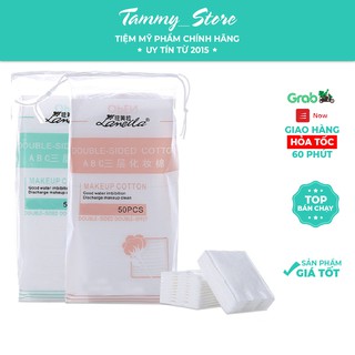 Túi Bông Tẩy Trang Lameila Chất Liệu Cotton Cao Cấp 50 Miếng