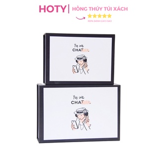 Hộp Nam Châm CN Trắng, Hôp Giấy Quà Tặng CN Trắng Nguyên Bản [Có sẵn]