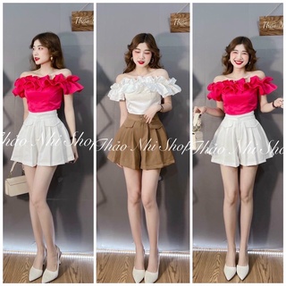 QUẦN KAKI DÁNG XỎE XẾP LY SIÊU XINH
