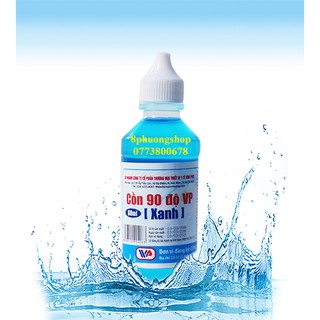 Cồn xanh Vĩnh Phúc 90 độ 60ml/chai - Cồn Xanh 90 Độ VP