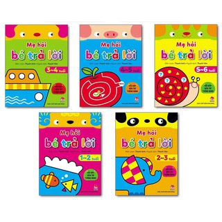 [Mã LIFEMALL995 giảm 10% đơn 99K] sách - Combo Mẹ hỏi bé trả lời - Hỏi đáp rèn trí thông minh (5 quyển)