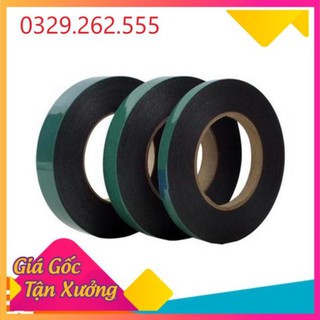 (Sale Khủng)  Băng dính xốp xanh 2 mặt siêu dính