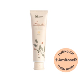 Kem Chống Nắng Thiên Nhiên Thấm Nhanh An Toàn Cho Mẹ Bầu Hây Hây Chống Nắng SPF 40, PA ++ Cỏ Mềm 60g
