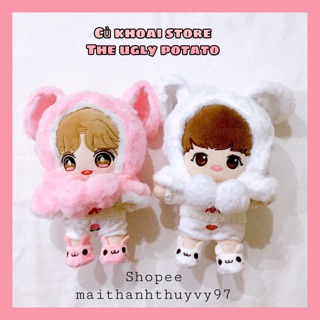 [Identity V|20cm] Set outfit 4 món cho doll - Outfit cho doll - Đồ cho doll - Áo len cho doll - Quần sịp cho doll