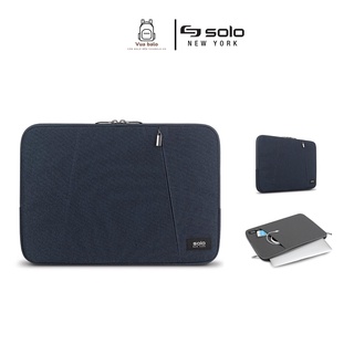 Túi chống sốc Solo Oswald dành cho Laptop 13.3 inch, Kích thước 27 x 37 x 2.54 cm - Hai màu Xanh và Xám .Mã SLV1613