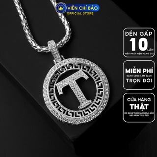Mặt dây chuyền nam chữ T chất liệu bạc S925 thời trang phụ kiện trang sức nữ Viễn Chí Bảo M300514-T